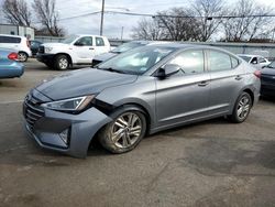 Salvage cars for sale at Moraine, OH auction: 2019 Hyundai Elantra SEL