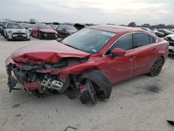 Salvage cars for sale at San Antonio, TX auction: 2017 Mazda 6 Grand Touring