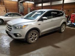 Salvage cars for sale at Ebensburg, PA auction: 2019 Ford Escape SE