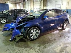 Salvage cars for sale at Woodhaven, MI auction: 2022 Tesla Model Y