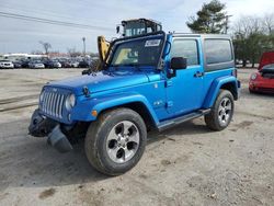 Salvage cars for sale at Lexington, KY auction: 2016 Jeep Wrangler Sahara