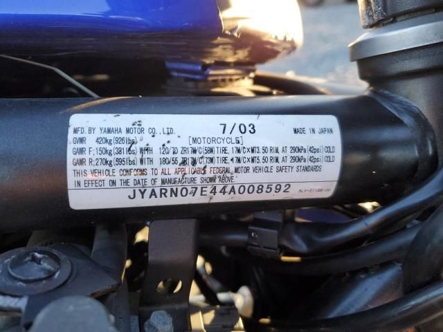 2004 Yamaha FZS10