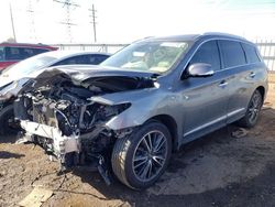 Salvage cars for sale from Copart Elgin, IL: 2018 Infiniti QX60
