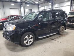 Salvage cars for sale at Ham Lake, MN auction: 2015 Honda Pilot Exln