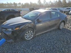 Salvage cars for sale at Windham, ME auction: 2019 Toyota Camry L