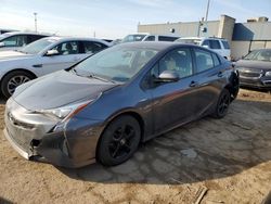 Salvage cars for sale at Woodhaven, MI auction: 2016 Toyota Prius