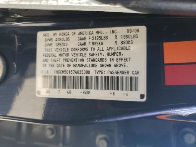 2007 Honda Accord Value