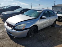 Salvage cars for sale from Copart Chicago Heights, IL: 2005 Honda Accord LX