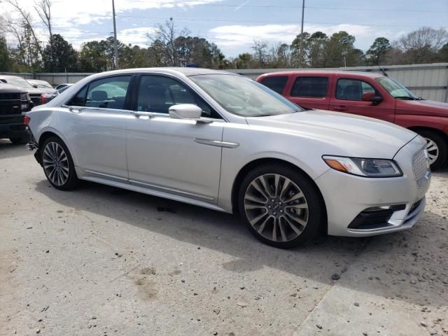 2018 Lincoln Continental Select