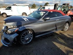 Salvage cars for sale from Copart San Martin, CA: 2017 Mercedes-Benz C300