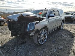 Salvage cars for sale from Copart Montgomery, AL: 2015 Cadillac Escalade ESV Premium