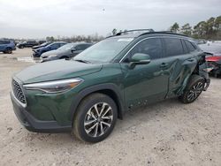 Salvage cars for sale at Houston, TX auction: 2024 Toyota Corolla Cross XLE