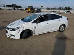 Salvage cars for sale from Copart Bakersfield, CA: 2016 Chevrolet Cruze LT