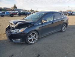 Salvage cars for sale from Copart Vallejo, CA: 2015 Ford Focus Titanium