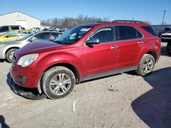 Chevrolet Equinox LT salvage cars for sale: 2013 Chevrolet Equinox LT