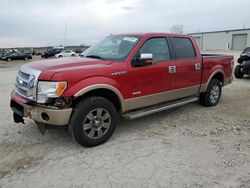 Salvage cars for sale at Kansas City, KS auction: 2011 Ford F150 Supercrew