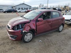 Salvage cars for sale at Pekin, IL auction: 2017 Mitsubishi Mirage ES