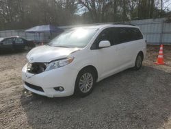 Toyota Sienna XLE salvage cars for sale: 2012 Toyota Sienna XLE