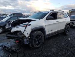 Salvage cars for sale at Eugene, OR auction: 2016 Jeep Cherokee Trailhawk