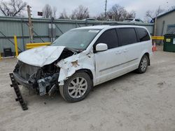 Salvage cars for sale at Wichita, KS auction: 2015 Chrysler Town & Country Touring