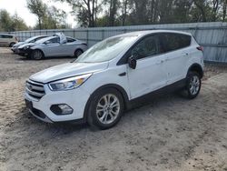 Salvage cars for sale at Midway, FL auction: 2017 Ford Escape SE