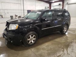 Salvage cars for sale from Copart Avon, MN: 2011 Honda Pilot Touring