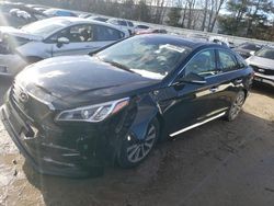 Salvage cars for sale at North Billerica, MA auction: 2016 Hyundai Sonata Sport