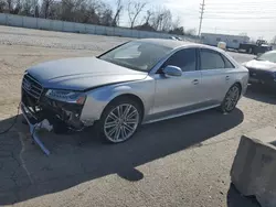 Salvage cars for sale at Bridgeton, MO auction: 2017 Audi A8 L Quattro