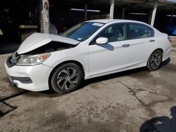 Honda salvage cars for sale: 2016 Honda Accord LX