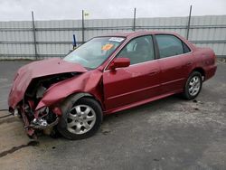 Salvage cars for sale from Copart Antelope, CA: 2001 Honda Accord EX