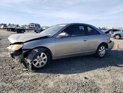 Honda Civic EX salvage cars for sale: 2003 Honda Civic EX