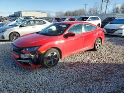 Salvage cars for sale at Wayland, MI auction: 2019 Honda Civic LX