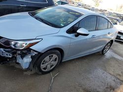 Vehiculos salvage en venta de Copart Bridgeton, MO: 2017 Chevrolet Cruze LS