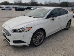 Salvage cars for sale at San Antonio, TX auction: 2014 Ford Fusion SE