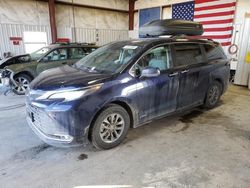 Toyota salvage cars for sale: 2021 Toyota Sienna XLE