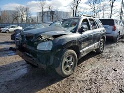 Salvage cars for sale from Copart Central Square, NY: 2004 Hyundai Santa FE GLS