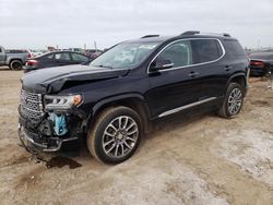 Salvage cars for sale from Copart Amarillo, TX: 2021 GMC Acadia Denali