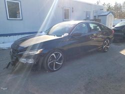 Salvage cars for sale at Lyman, ME auction: 2022 Honda Accord Sport SE