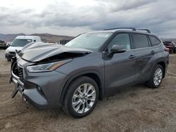 Salvage cars for sale at North Las Vegas, NV auction: 2022 Toyota Highlander Limited