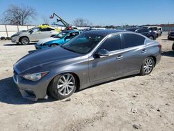 Salvage cars for sale from Copart Haslet, TX: 2018 Infiniti Q50 Pure