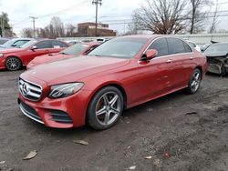 Mercedes-Benz E 300 4matic salvage cars for sale: 2017 Mercedes-Benz E 300 4matic