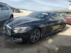 Salvage cars for sale at Memphis, TN auction: 2020 Infiniti Q60 Pure