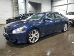 Salvage cars for sale at Ham Lake, MN auction: 2009 Nissan Maxima S