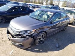 Honda Accord LX Vehiculos salvage en venta: 2017 Honda Accord LX