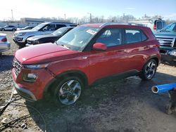 Hyundai Venue SEL Vehiculos salvage en venta: 2022 Hyundai Venue SEL