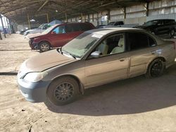 Salvage cars for sale from Copart Phoenix, AZ: 2005 Honda Civic LX