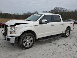 Salvage cars for sale from Copart Cartersville, GA: 2017 Ford F150 Supercrew