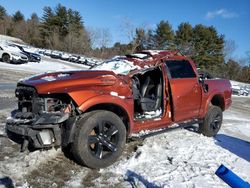 Salvage cars for sale at Mendon, MA auction: 2017 Dodge RAM 1500 Sport