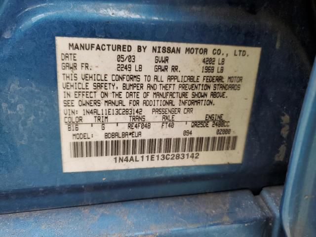 2003 Nissan Altima Base