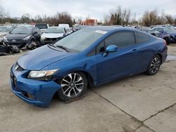 Salvage cars for sale at Woodburn, OR auction: 2013 Honda Civic EX